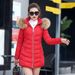 Winter Women’s Hooded Parka With Detachable Faux Fur Trim – Slim Fit Long Coat (M-3XL) – Elegant & Warm_ecoleips.com