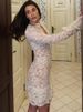 JULISSA MO Turtleneck Sexy Hollow Out Ruffles Women Dress White Flare Sleeve A-line Dress Summer Skinny Elegant Party Club Dress_ecoleips.com