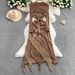 Women's Clothing Retro Long Sleeved Dress Dress Female Summer High End Light Pleated Waist Earrings Long Skirt_ecoleips.com