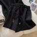 Women's Casual Sportswear Set - Korean Style Short Sleeve Top & Running Shorts (Summer, High-End, Versatile 2-Piece Outfit)_ecoleips.com