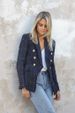 European And American Style Autumn Winter Knitted Small Blazer For Women Slim Fit Lapel Double-Breasted Coat Casual_ecoleips.com