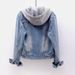 women's classic denim jacket – timel washed, slim fit, versatile for casual & smart wear_ecoleips.com