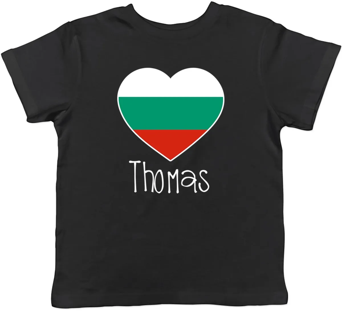 Women's T-Shirts Personalised Love Bulgaria Football Supporter Kids T-Shirt Boys Girls Gift_ecoleips.com