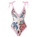 Women's Clothing One Piece Swimsuit For Women Tight Slimming Retro Strappy Bikini Set With Chiffon Long Skirt_ecoleips.com