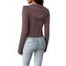 DiYun European And American Casual Simple Style Slim-Fit Sweatshirt Jacket Women's Clothing 2025_ecoleips.com