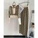 Women's Clothing Early Autumn High End Fashion Casual Style Knitted Sweater Wide Leg Pants Two Piece Suit_ecoleips.com