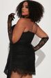 Black Lace Corset Bodycon Dress For Women - Sexy Sleeveless High Waist Mini Dress With Mesh Insert, Plus Size Available_ecoleips.com