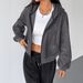 AD672 Zippered Warm Hooded For Women, 2025 Fall/Winter New Arrival, Versatile Fashion Slim Fit Sweatshirt_ecoleips.com