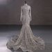 Women's Clothing Bride High Waist Black Fishtail Dress New Light Luxury Temperament Wedding Wedding Dress Long Sleeve Evening Dress Female_ecoleips.com