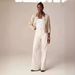 Women's Clothing Denim Trousers Trousers High Waist Elastic Wide Leg Trousers Straight Trousers New_ecoleips.com
