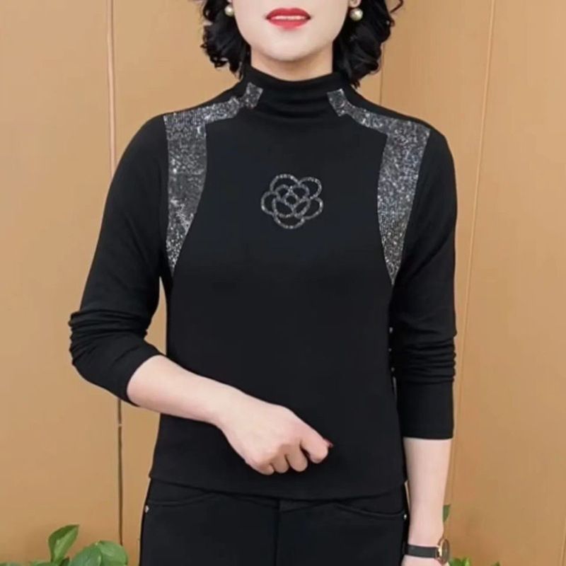 European-Made Garment In Extra-Large Size, Featuring A Half-High-Necked Woolen Long-Sleeved Undershirt/T-Shirt That's Ve_ecoleips.com