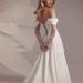 Women's Clothing New Light Wedding Dress Female One Shoulder Side Slit Lace Long Dress Couple Photo Travel Bride Wedding Dress_ecoleips.com