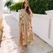2025 Summer European And American Women's New Sexy High-Waist Fashion Printed Split Dress For Women_ecoleips.com