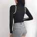 Women's Long Sleeve Jumpsuit Color Block Motorcycle Style European American Spring Summer New 2025_ecoleips.com