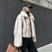 Luxury Faux Fox Fur Coat For Women – Short Plush Jacket In Floral Print (S-L) | Elegant & Office-Chic_ecoleips.com