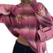 DiYun European American Casual Vacation Color-blocked Knitted Long-sleeve Sweatshirt Women's Clothing 2025 Autumn And_ecoleips.com