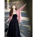 Autumn New Korean Fashion Vest Shirt Two-Piece Set Maternity Dress_ecoleips.com