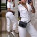 Women's Clothing Fashion Mature Women's Casual Multi Pocket Waist Elastic Workwear Jumpsuit_ecoleips.com