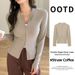 Women's Double Zipper Fleece Jacket - Soft Knit Slim Fit Cropped Cardigan For Autumn & Winter (Black, Grey, Brown, Pink)_ecoleips.com