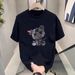 Women's Clothing Men's Loose Half Sleeved Summer Trend Daily Simple White Top_ecoleips.com