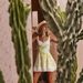 Women's Lace Camisole V Neck Slim Fit Linen Dress Spring Summer Casual Elegant Fashion_ecoleips.com