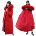Women's Clothing Winter New Style Parka Large Fur Collar Long Slim Cotton Coat Plus Velvet Embroidery Women's Down Cotton Coat_ecoleips.com