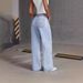 's Popular Embroidered Bow High-waisted Straight-leg Jeans For Women, Slimming, Vintage, Simple, European And_ecoleips.com