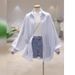 Embroidered Lace Shirt Texture Sense Sun Protection Shirt Women's Design Sense 2025 Loose Casual Shirt Long Sleeves On Sun Protection_ecoleips.com