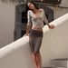Women's Clothing Women's Slim Fit Cropped Long Sleeve Top Sexy Deep V American Style Solid Color Outerwear Autumn Winter_ecoleips.com
