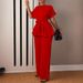 Women's Clothing Women's Clothing Summer Solid Color Tops High Waist Wide Leg Pants Fashion Casual Suits Women_ecoleips.com