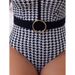 Stylish High-Waisted One-Piece Swimsuit For Women – Slimming Floral Print Bathing Suit With Soft Padding_ecoleips.com