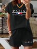 Women’s 2 Piece Outfit Set – Oversized Graphic T-Shirt And Biker Shorts Matching Set, Casual Summer Lounge Tracksuit For Daily Wear-312_ecoleips.com