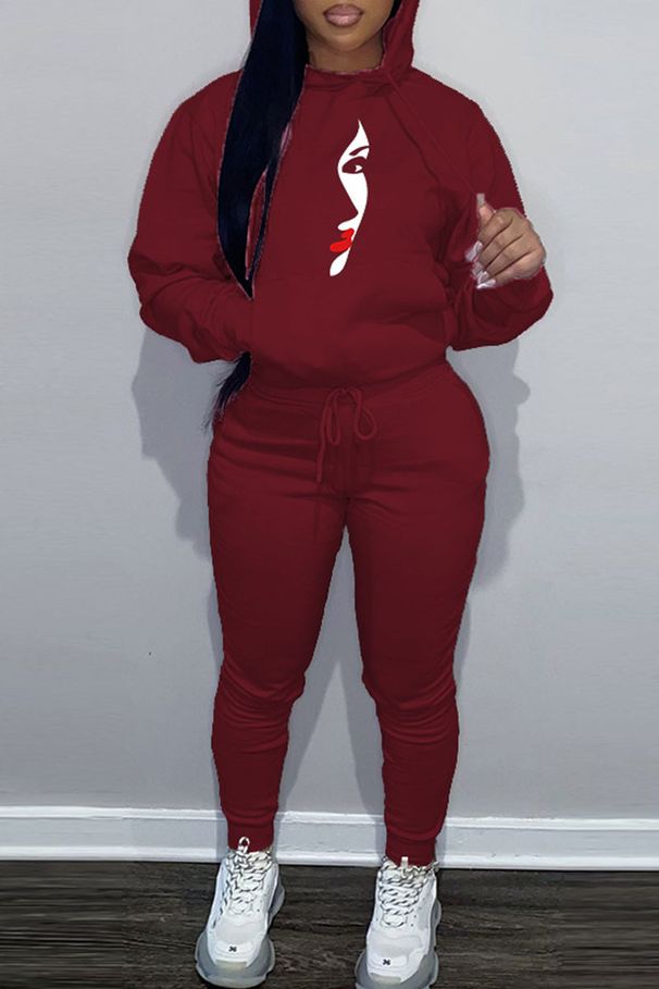 Women’s Clothing autumn and winter new women's suits fashion long sleeved pullover hoodie sweater two piece suit WH6+ML1_ecoleips.com
