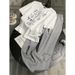 Women's Style Summer Fashion Set Thin Short Sleeved Cotton Fit Casual Loose Sports Two Piece Reducing Age_ecoleips.com