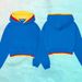 Color Block Hooded Pullover Sweatshirt Women's Y2K Street Style Three Layer Dopamine Fashion European American Cross Border_ecoleips.com