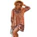 Original Photography: European And American Casual Resort-style Dress, 2025 Summer Independent Brand Printed_ecoleips.com