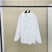 Long Sleeve Cut-Out Detail Shirt Women's Office Casual Loose Fit Fashion Blouse Comfortable Loose Fit_ecoleips.com
