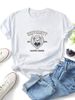 Women Vintage University Bear Crest Graphic T Shirt Casual Crew Neck Short Sleeve Campus League Print Basic Tee_ecoleips.com