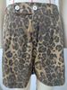 Animal Print Denim Vest & Shorts Set – Sleeveless Distressed Washed Fabric (S-XL, Streetwear, Cropped, Aesthetic, Polyester Blend)_ecoleips.com