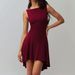 Women's Clothing Slim Solid Color New Sleeveless Sexy Hot Girl One Shoulder Dress With Waist And Thin Back_ecoleips.com