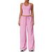 Women's Quick Drying Yoga Suit Sports Fitness Clothes Casual Running Beautiful Back Sling Design Sanded Finish 3058_ecoleips.com
