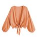 2025 Cover-Up Solid Color Bikini Beach Shirt For Women_ecoleips.com