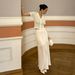 Summer New Knitted Dress Two-Piece Set Sexy Hollow Out Top High Waist Skirt Beach Vacation Outfit For Women_ecoleips.com