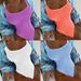 Women's Sexy Solid Color One-Piece Swimsuit With Backless Design - Comfortable & Stylish Swimwear For Beach & Pool_ecoleips.com