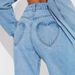 Women's High Waist Straight Leg Jeans Slim Fit With Heart Pocket Casual Fashion Light Blue Denim Full Length For Spring/Autumn & Summer_ecoleips.com