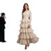 Women's Clothing Women's Sweet Rose Cake Dress Ball Gown Heavy Duty Polyester For Formal & Casual For Women_ecoleips.com
