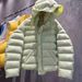 girl Girl Girl 2025 Little Pea 90 White Duck Bud Hooded Ribbed Down Jacket Women Short Winter New Korean Version For Petite Figures_ecoleips.com