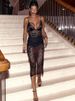 JULISSA MO Patchwork Sexy Sheer Lace Women Maxi Dress Black Spaghetti Strap V-neck Dress Spring Slim Elegant Party Evening Dress_ecoleips.com