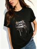 Women Zebra Stripe Dripping Lips Graphic T Shirt Gold Splash Ink Print Crew Neck Short Sleeve Y2K Streetwear Casual Summer Tee_ecoleips.com