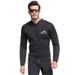 Aria Basics 1.5mm Sharkbat Thermal Wetsuit, Surfing Cold-proof Diving Suit, Long-sleeve Swimsuit Set_ecoleips.com